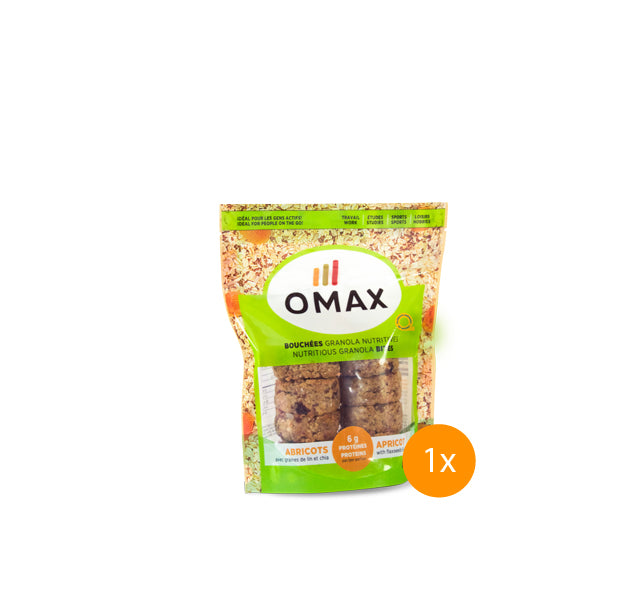 4 | Bouchées Granola aux Abricots | Sac de 8